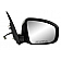 K-Source Exterior Mirror Electric Rectangular Black Single - 68107N