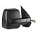 K-Source Exterior Mirror Electric Rectangular Black Single - 68117N