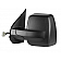 K-Source Exterior Mirror Electric Rectangular Black Single - 68118N