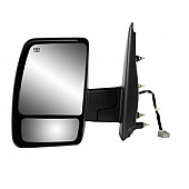 K-Source Exterior Mirror Electric Rectangular Black Single - 68120N