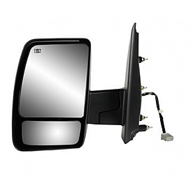 K-Source Exterior Mirror Electric Rectangular Black Single - 68120N