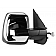 K-Source Exterior Mirror Electric Rectangular Black Single - 68121N