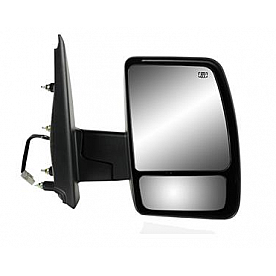 K-Source Exterior Mirror Electric Rectangular Black Single - 68121N