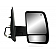 K-Source Exterior Mirror Electric Rectangular Black Single - 68121N