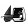 K-Source Exterior Mirror Electric Rectangular Black Single - 68122N