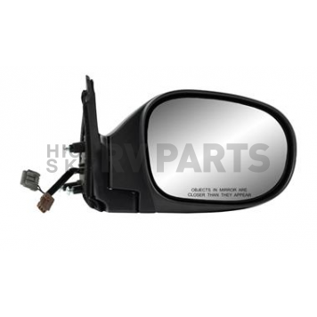 K-Source Exterior Mirror Electric Rectangular Black Single - 68127N