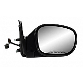 K-Source Exterior Mirror Electric Rectangular Black Single - 68129N