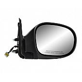K-Source Exterior Mirror Electric Rectangular Black Single - 68131N