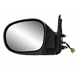 K-Source Exterior Mirror Electric Rectangular Black Single - 68132N