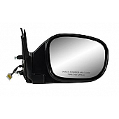 K-Source Exterior Mirror Electric Rectangular Black Single - 68133N