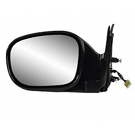 K-Source Exterior Mirror Electric Rectangular Black Single - 68134N