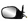 K-Source Exterior Mirror Electric Rectangular Black Single - 68134N