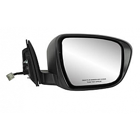 K-Source Exterior Mirror Electric Rectangular Black Single - 68135N