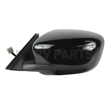 K-Source Exterior Mirror Electric Rectangular Black Single - 68136N-1