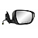 K-Source Exterior Mirror Electric Rectangular Black Single - 68137N