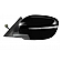 K-Source Exterior Mirror Electric Rectangular Black Single - 68138N