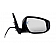 K-Source Exterior Mirror Electric Rectangular Black Single - 68617N