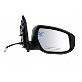 K-Source Exterior Mirror Electric Rectangular Black Single - 68619N