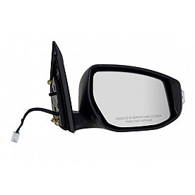 K-Source Exterior Mirror Electric Rectangular Black Single - 68621N