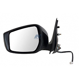 K-Source Exterior Mirror Electric Rectangular Black Single - 68640N