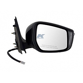 K-Source Exterior Mirror Electric Rectangular Black Single - 68641N