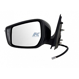 K-Source Exterior Mirror Electric Rectangular Black Single - 68642N