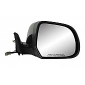 K-Source Exterior Mirror Electric Rectangular Black Single - 68643N