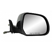 K-Source Exterior Mirror Electric Rectangular Black Single - 68645N