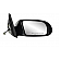 K-Source Exterior Mirror Electric Rectangular Black Single - 68647N