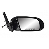 K-Source Exterior Mirror Electric Rectangular Black Single - 68649N