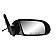 K-Source Exterior Mirror Electric Rectangular Black Single - 68649N