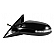 K-Source Exterior Mirror Electric Rectangular Black Single - 68654N