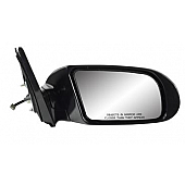 K-Source Exterior Mirror Electric Rectangular Black Single - 68655N