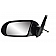 K-Source Exterior Mirror Electric Rectangular Black Single - 68656N