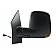 K-Source Exterior Mirror Manual OEM Black Single - 62168G