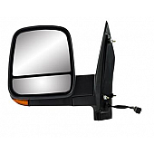K-Source Exterior Mirror Manual OEM Black Single - 62168G