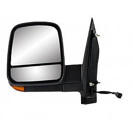 K-Source Exterior Mirror Manual OEM Black Single - 62168G