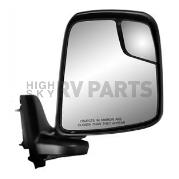K-Source Exterior Mirror Manual Rectangular Black Single - 68109N