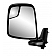 K-Source Exterior Mirror Manual Rectangular Black Single - 68110N