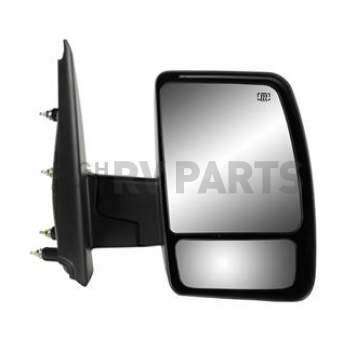 K-Source Exterior Mirror Manual Rectangular Black Single - 68115N