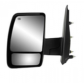 K-Source Exterior Mirror Manual Rectangular Black Single - 68116N