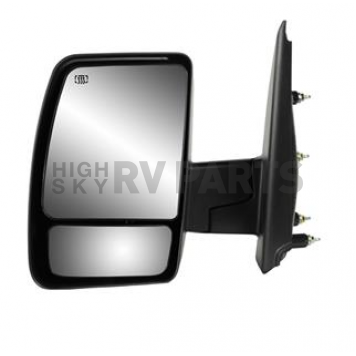 K-Source Exterior Mirror Manual Rectangular Black Single - 68116N