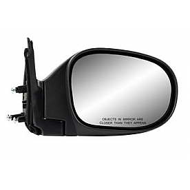 K-Source Exterior Mirror Manual Rectangular Black Single - 68125N