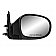 K-Source Exterior Mirror Manual Rectangular Black Single - 68125N