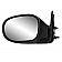 K-Source Exterior Mirror Manual Rectangular Black Single - 68126N