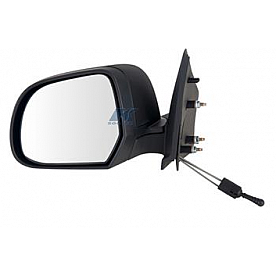 K-Source Exterior Mirror Manual Rectangular Black Single - 68638N