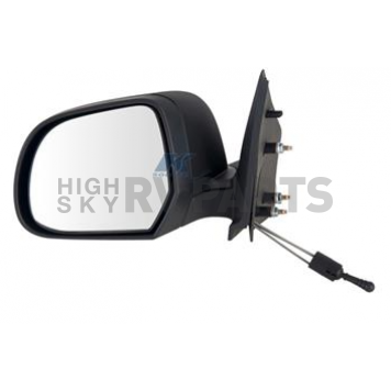 K-Source Exterior Mirror Manual Rectangular Black Single - 68638N