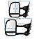 K-Source Exterior Towing Mirror Manual Rectangular Set Of 2 - 6106768F