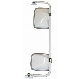 Velvac Exterior Mirror Manual White - 712633