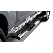 Black Horse Offroad Nerf Bar 5 Inch Stainless Steel Oval - 9BFR19SSBN